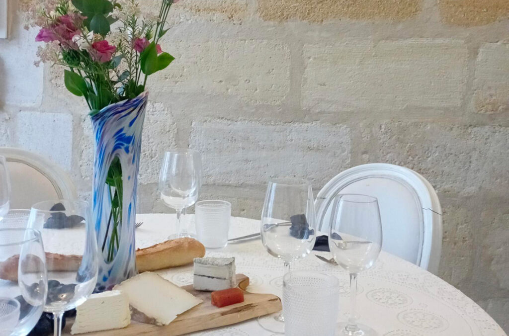Authentic french meal at a local's in Bordeaux